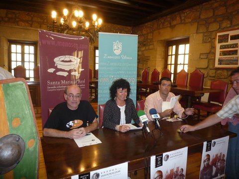 Rueda de prensa de presentación de las Jornada romanas de Zarautz