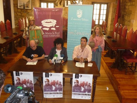 Rueda de prensa de presentación de las Jornada romanas de Zarautz