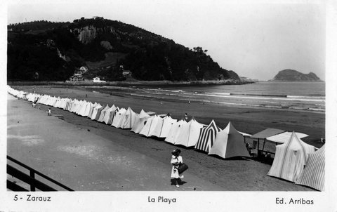 La playa de Zarautz