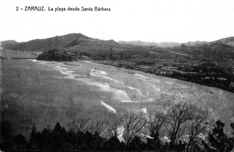 La playa desde Santa Bárbara