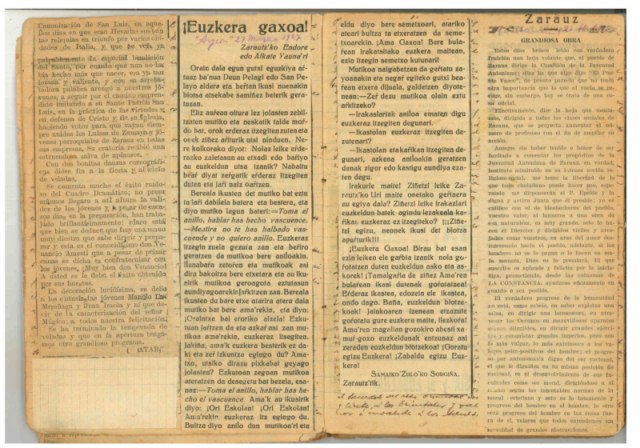 ¡Euzkera gaxoa!