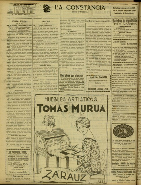 La función vasca del domingo