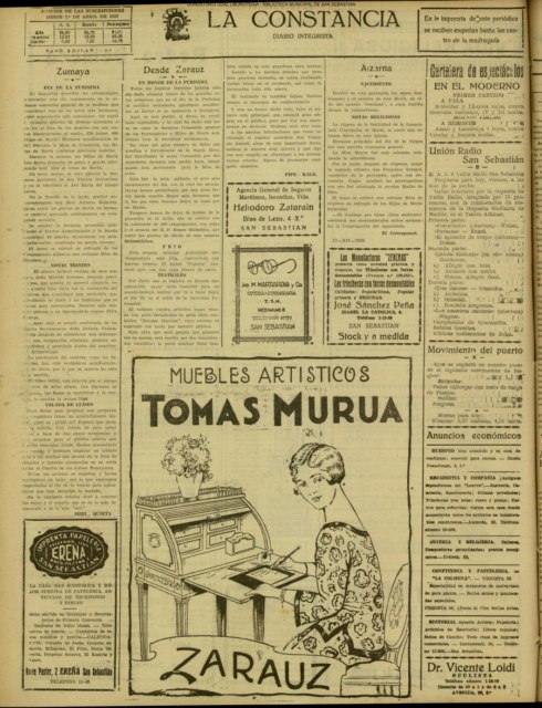 En honor de la Purísima