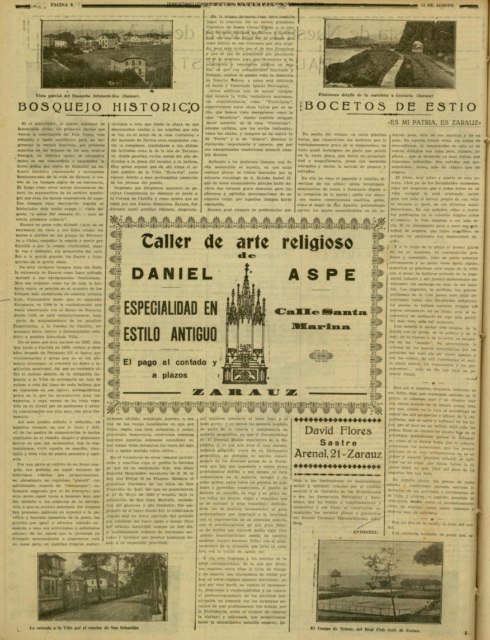 Bosquejo Histórico