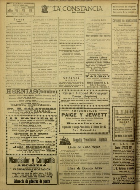 Impresión dominguera