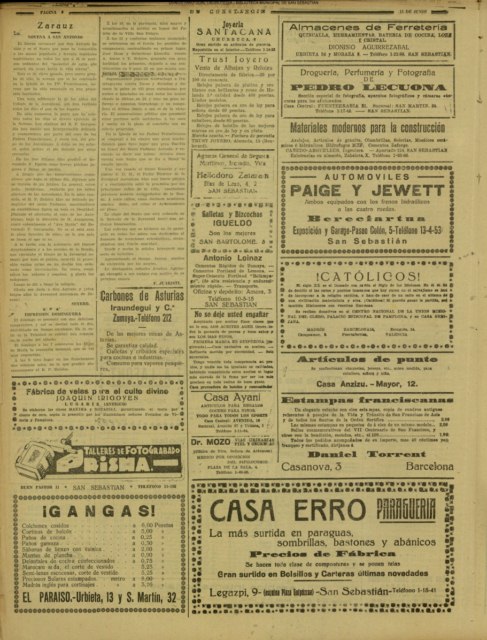 Impresión dominguera