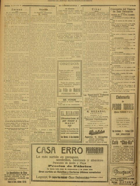 La apertura del cine