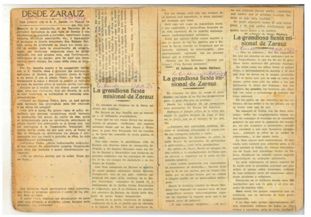 Una interviú con el R. P. Epelde