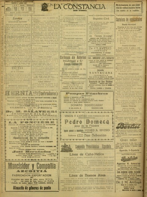 Varias noticias