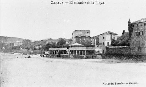 Zarautz. Hondartzako begiratokia