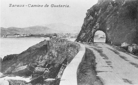 Zarautz. Getariko errepidea