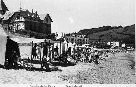 Zarautz. Hondartzaren ikuspegia