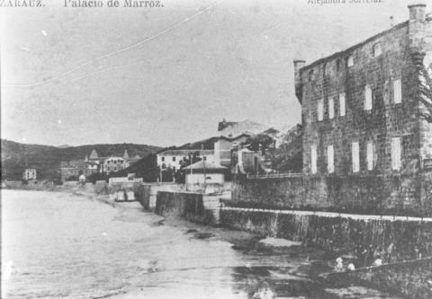 Zarauz. Narros jauregia eta hondartza