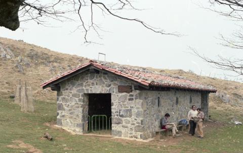 Construcción de la borda de Pagoeta