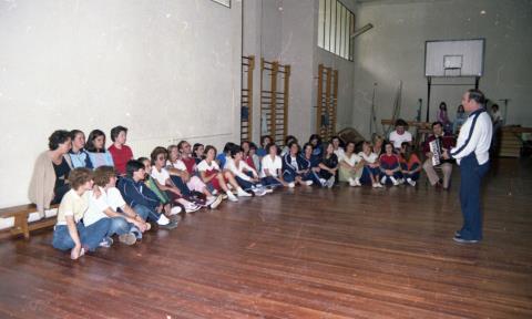 Gimnasia eta dantza ikastaroa, Monte Albertiako aterpetxean
