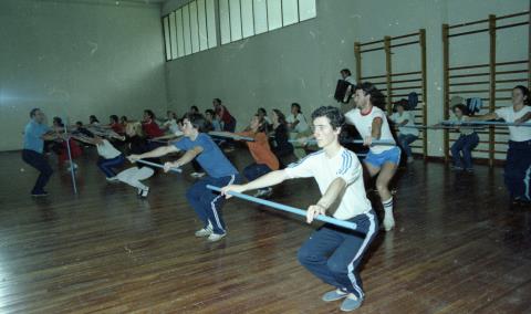 Gimnasia eta dantza ikastaroa, Monte Albertiako aterpetxean