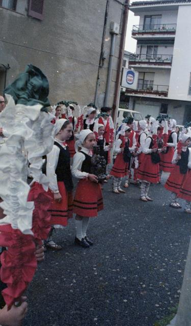 Entronización de la Virgen de Aránzazu en la ermita de San Pelayo