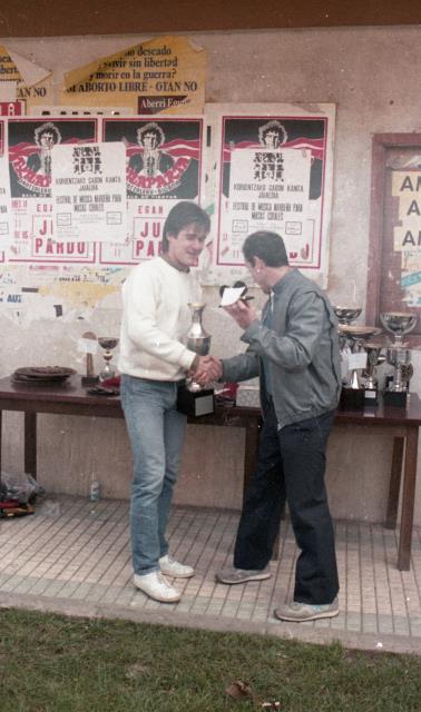 Urdanetako VII Krosa 1984. Sari banaketa