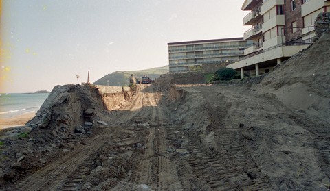 Obras en el malecón